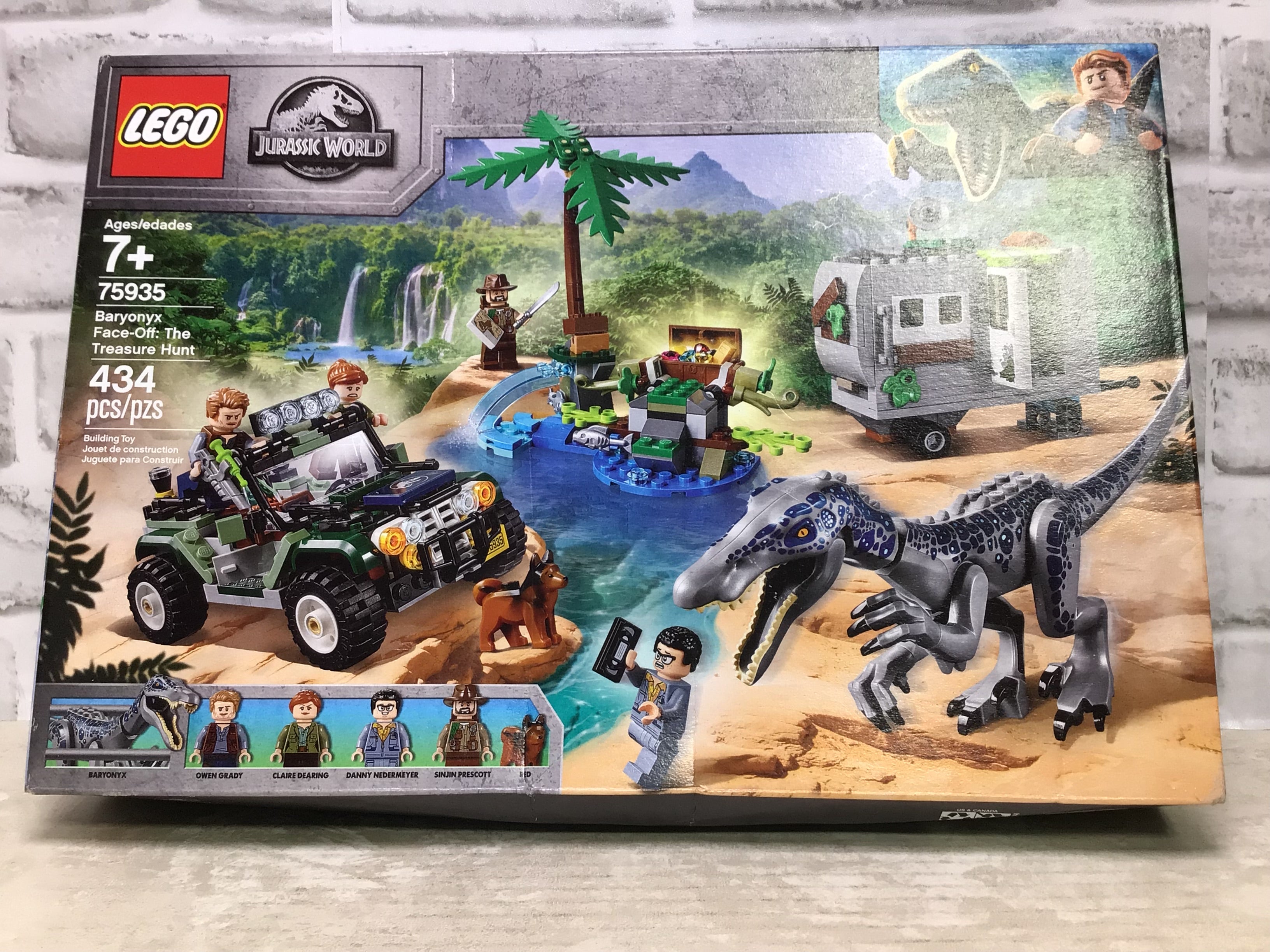 NEW Lego Jurassic World Baryonyx Face Off: The Treasure Hunt Building Kit (7702893428974)